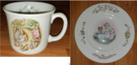 Royal Albert Flopsy Bunnies Beatrix Potter Mug and Plate ($40)