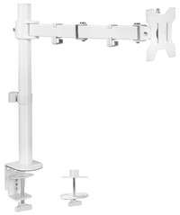 Like New VIVO White Single Monitor Arm Desk Mount
