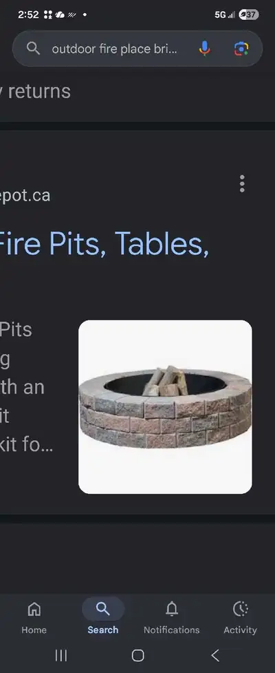 Round Concrete Outdoor Fire Pit Kit, View more