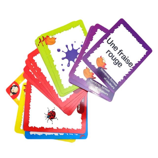 Jeux - 110 cartes à jouer - Babou - Apprendre, épellation dans Jouets et jeux  à Saint-Hyacinthe - Image 2