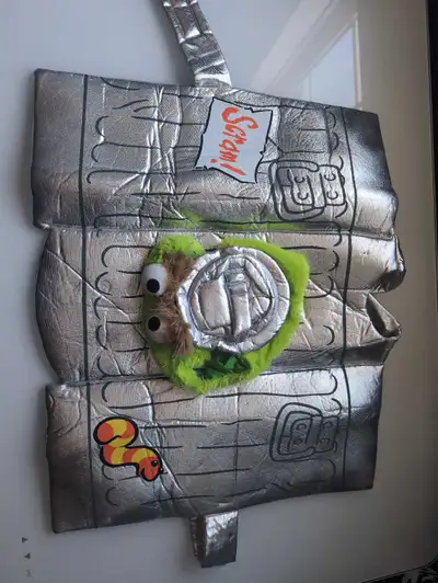 Oscar the Grouch Pet Costume XL , View more