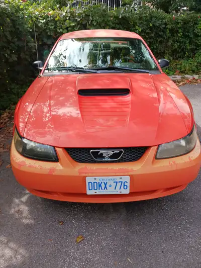 This is a 2004 40th anniversary Mustang, Harley Davidson edition. The car is in very good condition...