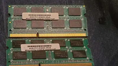 pc3-8500s ram 2x4gb, View more