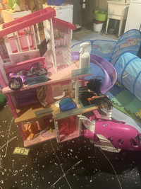 Barbie dream house FREE PICK UP ONLY COMES ASSEMBLED