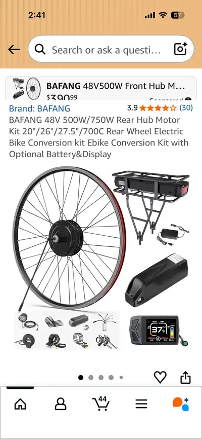 wanted Ebike motor kit, View more