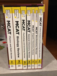 Princeton MCAT review complete set. 3rd Edition.