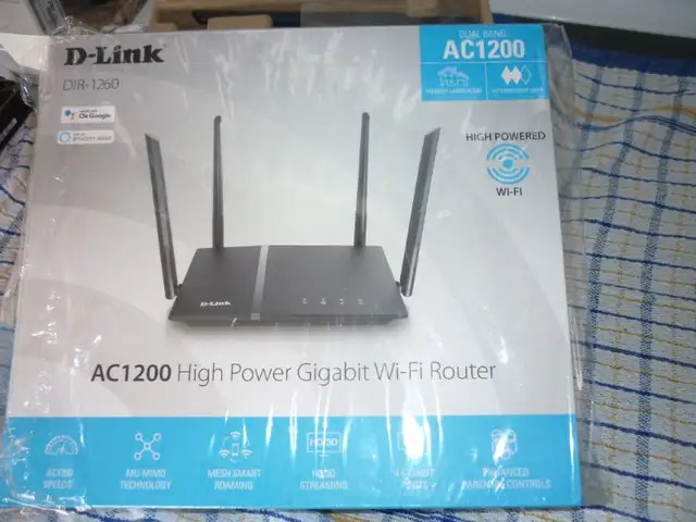 New D-Link DIR-1260 router65561400731521120