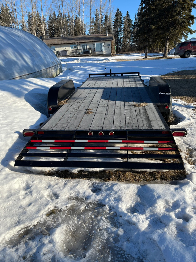 16x6 Rainbow Flat Bed Tilt Trailer.  Nearly new. in Cargo & Utility Trailers in Saskatoon - Image 4