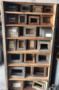 Barn board frames