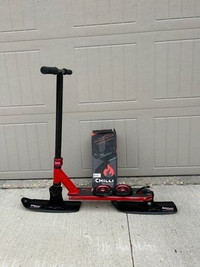 North Brand - Hatchet scooter w ski attachment