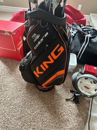 Cobra king leather golf bag