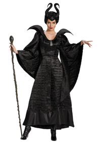 Women's Halloween Maleficent Costume - Dress & headpiece