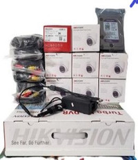 Hikvision Smart Light audio 3k  8Ch DVR 8 cam complete kits