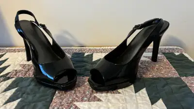 Black patent high heels 4 sale, View more