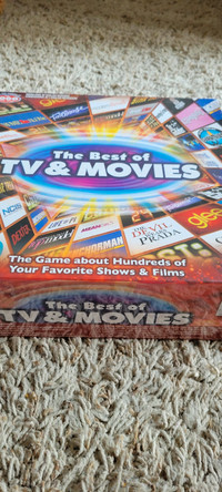 Brand new board game tv and movie
