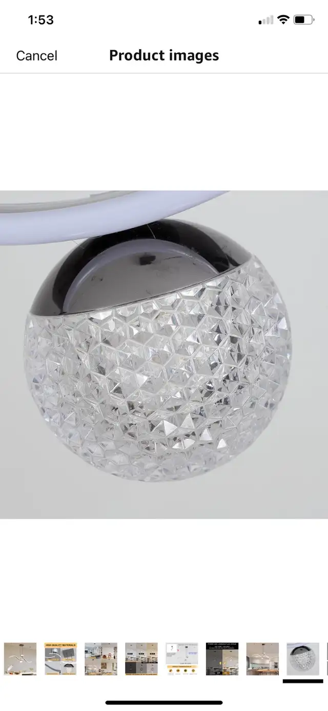 led modern chandelier in Indoor Lighting & Fans in Woodstock - Image 7