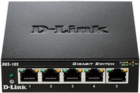 D-Link 5 Port Gigabit Unmanaged Metal Desktop Switch