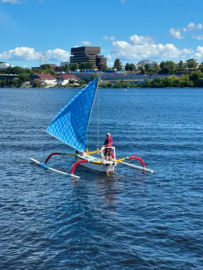 Original Balinese Ocean Sailing Boat. Excellent Condition. Beautiful and very stable traditional Bal...
