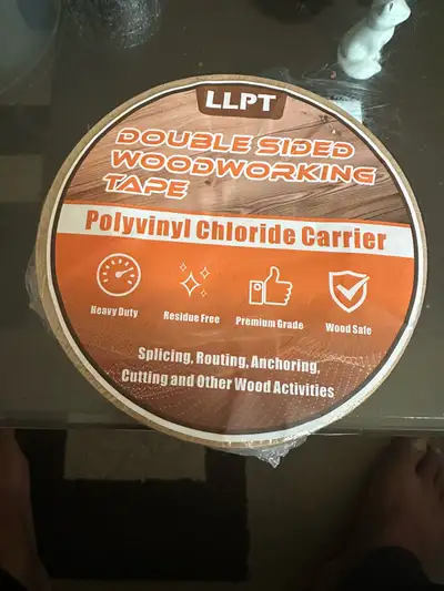 Selling LLPT Double Sided Woodworking Tape. It's heavy duty, residue free, premium grade, and wood s...