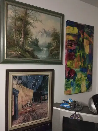 Cadres peinture a partir de 20$, View more