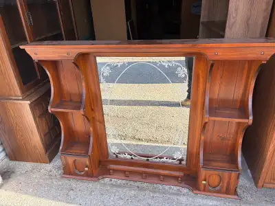 Free delivery used Wooden Hallway Mirror, View more