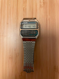 Vintage ALBA Y739 Calculator Watch