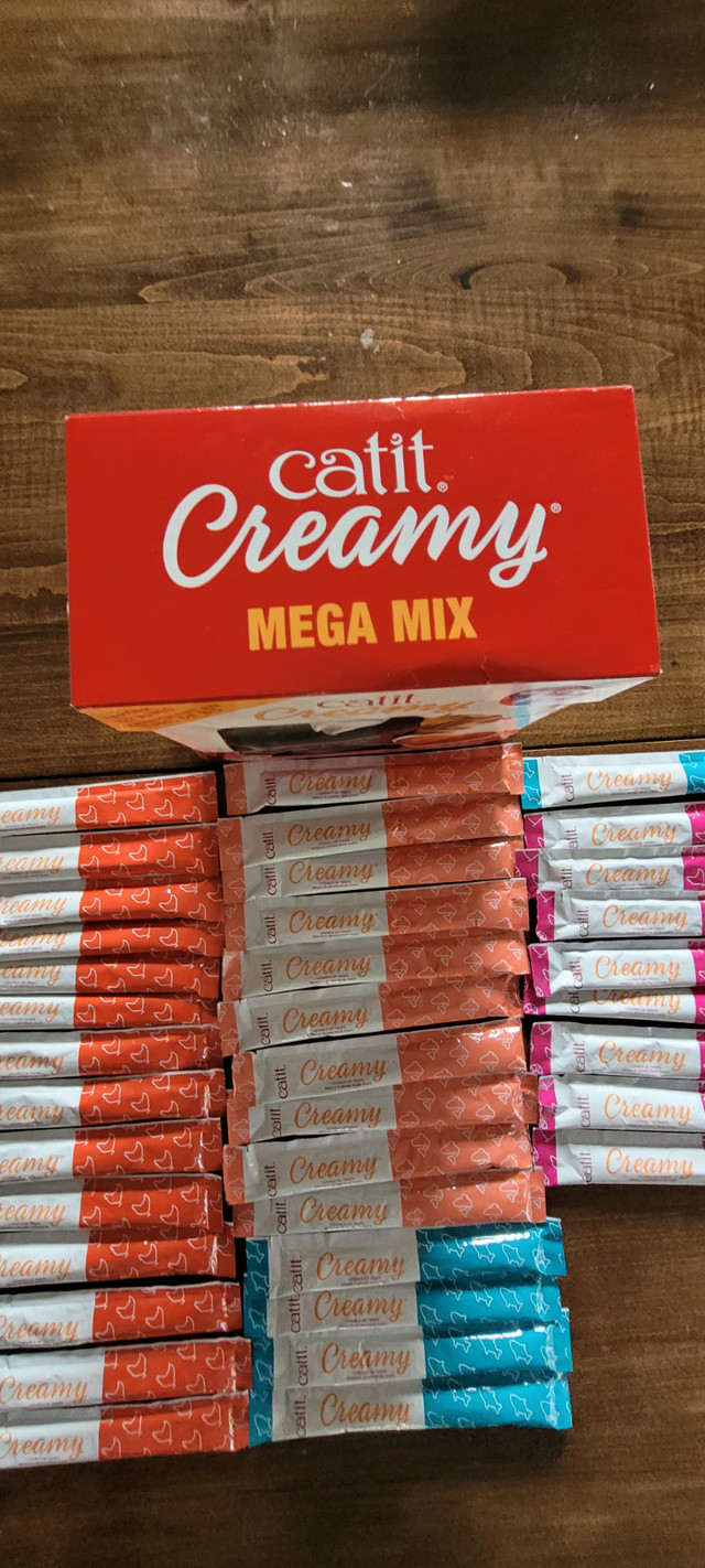 Catti Creamy_Gâteries en tube pour chats _ (38Tubes) dans Accessoires  à Longueuil/Rive Sud - Image 2