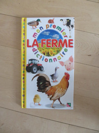 Livre pour enfants: Mon premier dictionnaire La FERME (b105)