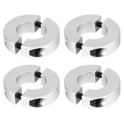 (Pack of 4) Split Shaft Collar Bore 20mm Aluminum Alloy, View more
