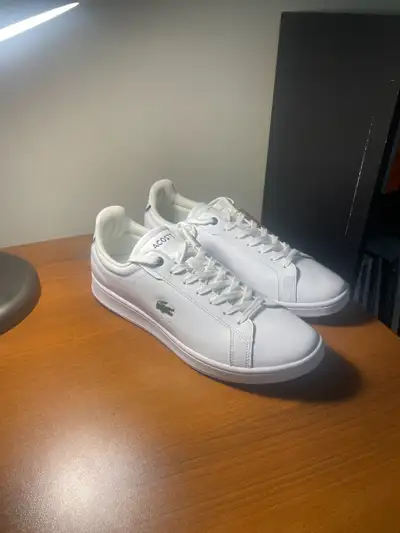 Lacoste Carnaby Pro White Sneakers (**Never Worn**), View more
