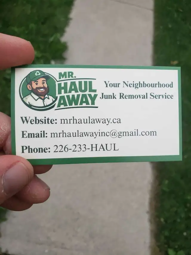 Mr Haul-Away local junk removal service