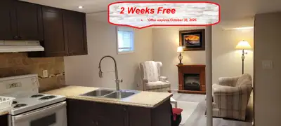 ***CENTRAL MISSISSAUGA!!! 2 Weeks Free ,One-bedroom basement apartment in a very convenient location...