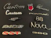 Vintage Auto Emblems (11), used