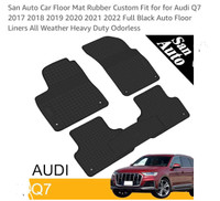 Audi Q7 all season rubber floor mats
