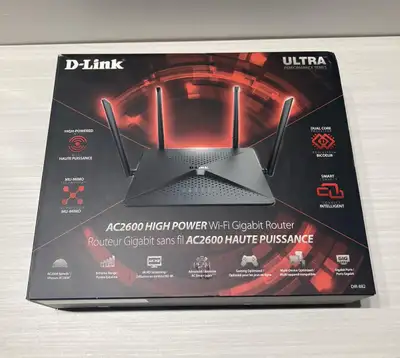 D-Link Ultra AC2600 High-Power Wi-Fi Gigabit Router, View more
