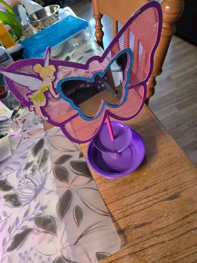 Tinkerbell Butterfly Mirror & Jewelry Holder, View more
