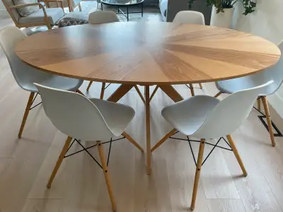 70” oval dining table for sale, View more