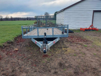 18' galvanized trailer