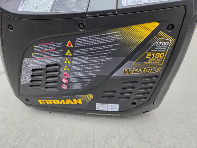 Hardly used inverter generator for sale in Other in Edmonton - Image 3