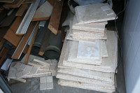 some tile flooring materials, cutter