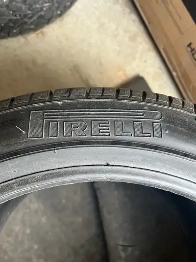 Set of Pirelli P-Zero Rosso tires 2 tires -Size 335/30zr18 2 tires -Size 245/35zr18 High speed rated...