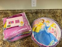 Princess Twin Flannel Sheet Set 