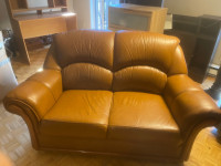 Luxurious 100% Genuine Leather Couches: A Steal at $350!