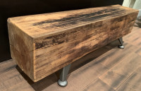 Four Foot 47.5 inch Bench (Solid 10 * 10”  wood)