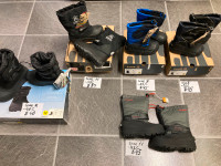 gender-neutral kids sizes 8, 9, 11, 12 BRAND NEW winter boots