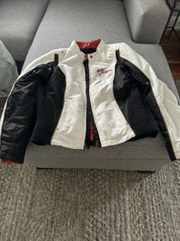 Ladies Harley Davidson White Motorcycle Jacket