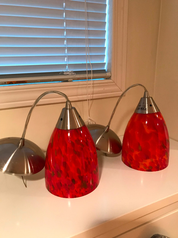 Art Glass Hanging Pendant Light Globes in Indoor Lighting & Fans in City of Toronto - Image 3