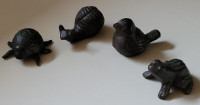 Vintage Cast Iron Mini Animal Figurines