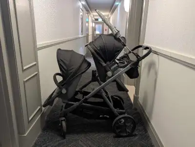 Joovy Qool double stroller, View more