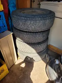 4 tires on rims